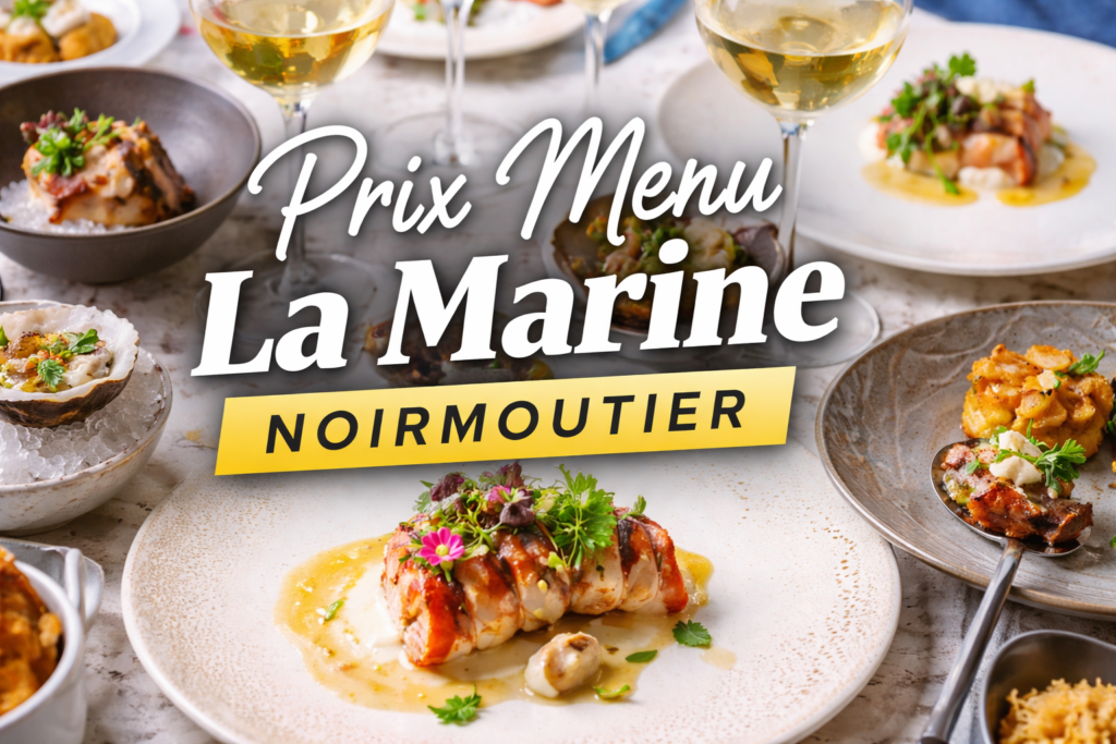 Prix et menu chez La Marine Noirmoutier