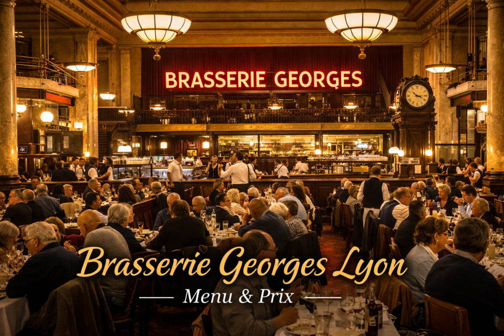 Brasserie Georges Lyon : menu et prix