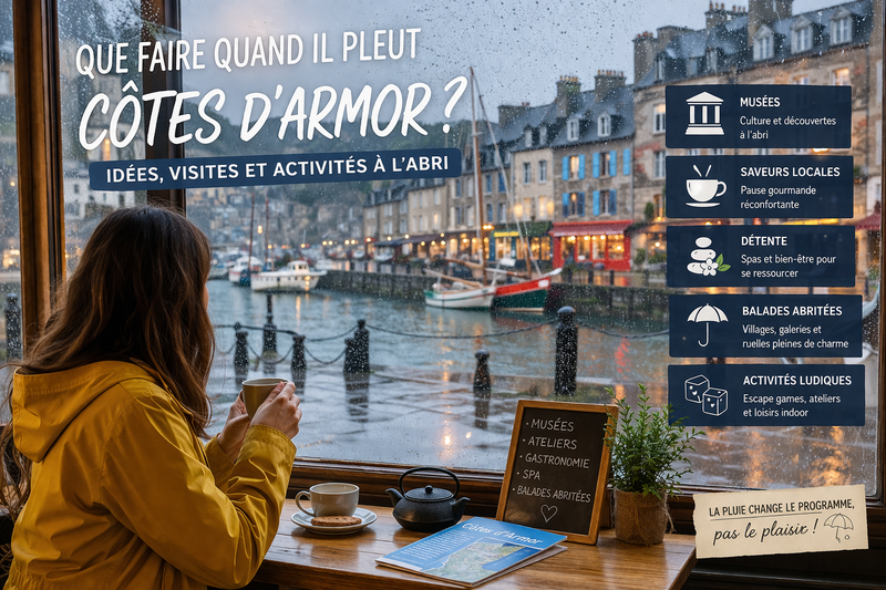 Que faire quand il pleut en Côtes d’Armor
