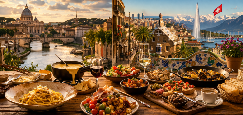 Les meilleures destinations gastronomiques en Europe en 2026
