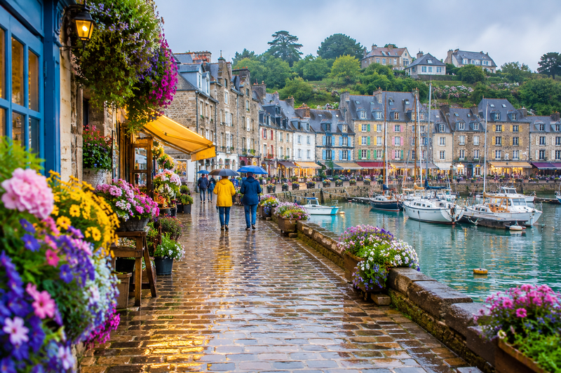 Cancale quand il pleut