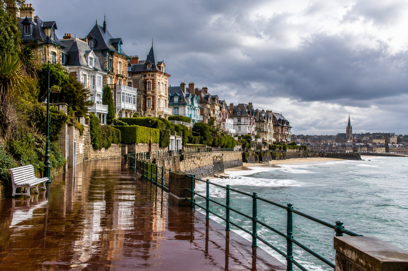 Dinard en temps de pluie