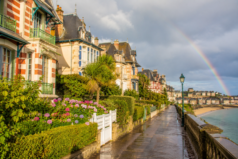 Dinard en temps de pluie