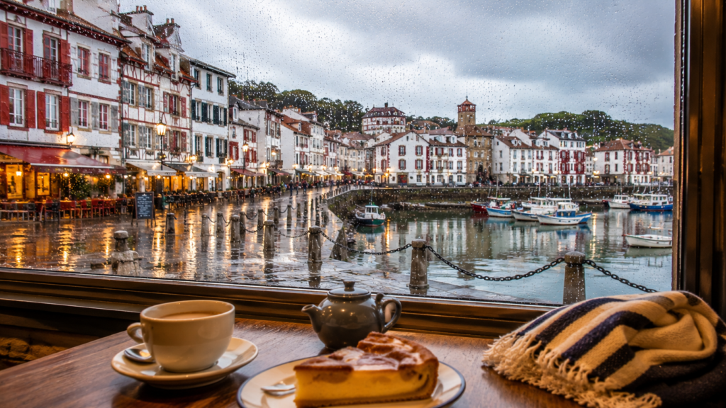 Saint-Jean-de-Luz quand il pleut