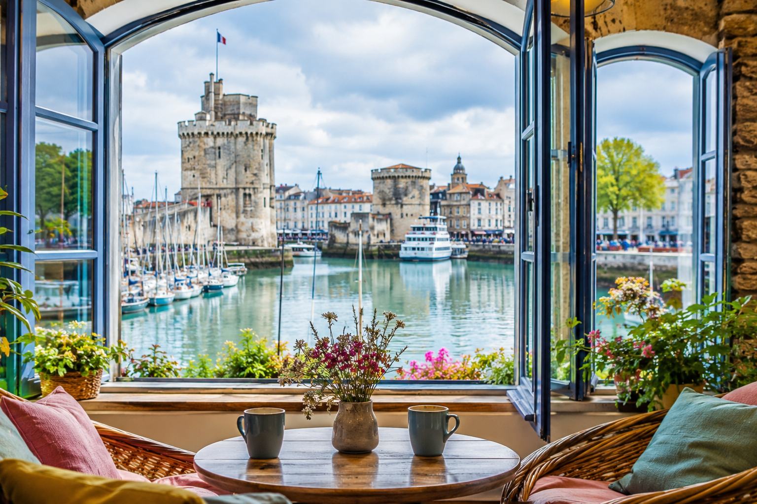 La Rochelle quand il pleut