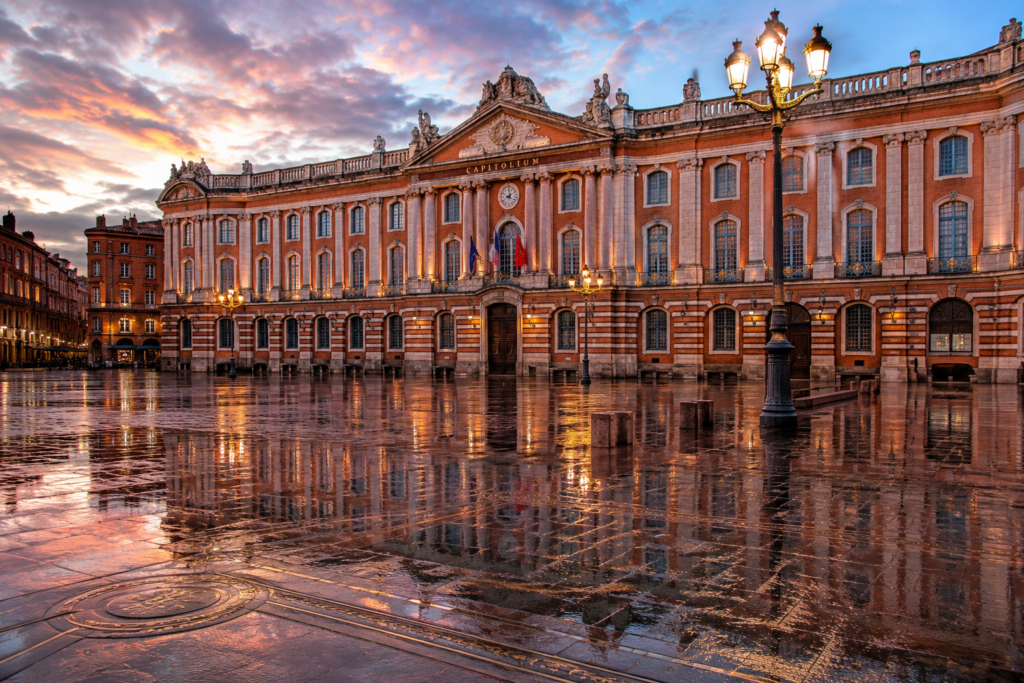 Toulouse quand il pleut