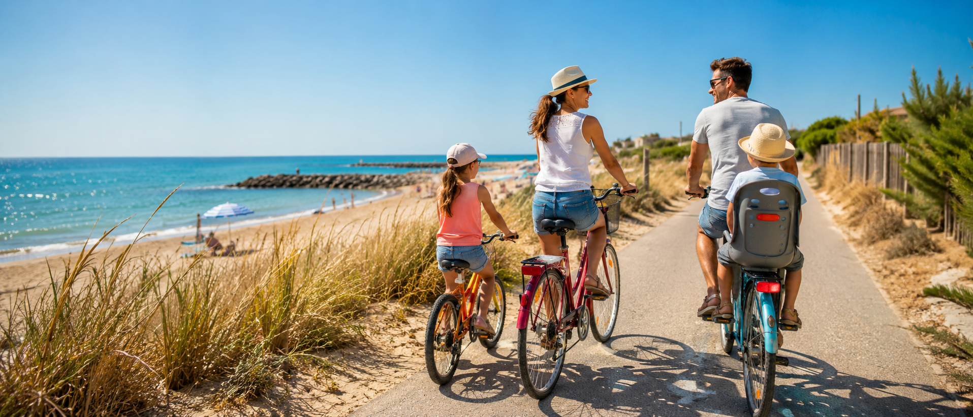 Vacances à Vias sans voiture : ce qu'on peut réellement faire à pied ou à vélo