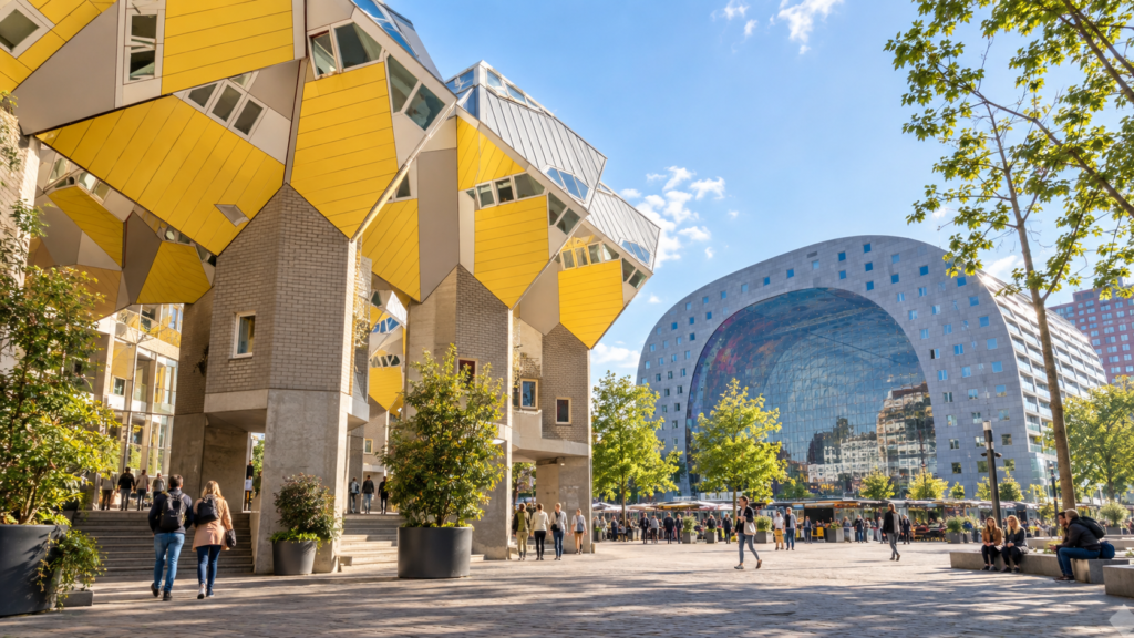 les Maisons Cubes et le Markthal